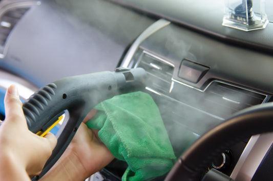 Interior Vehicle Steam Cleaning