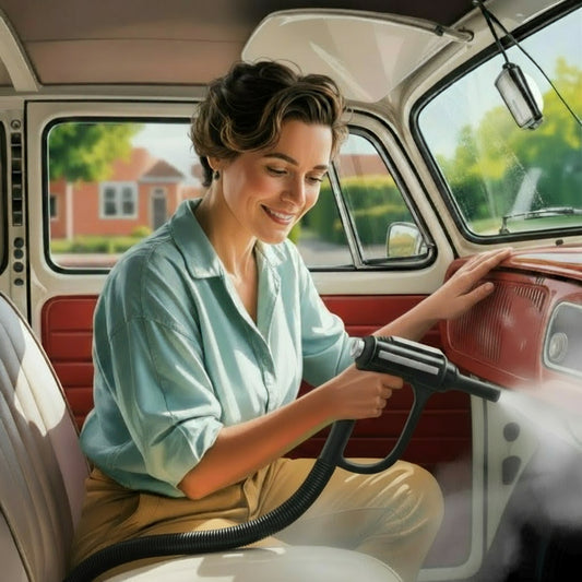 Interior Vehicle Steam Cleaning